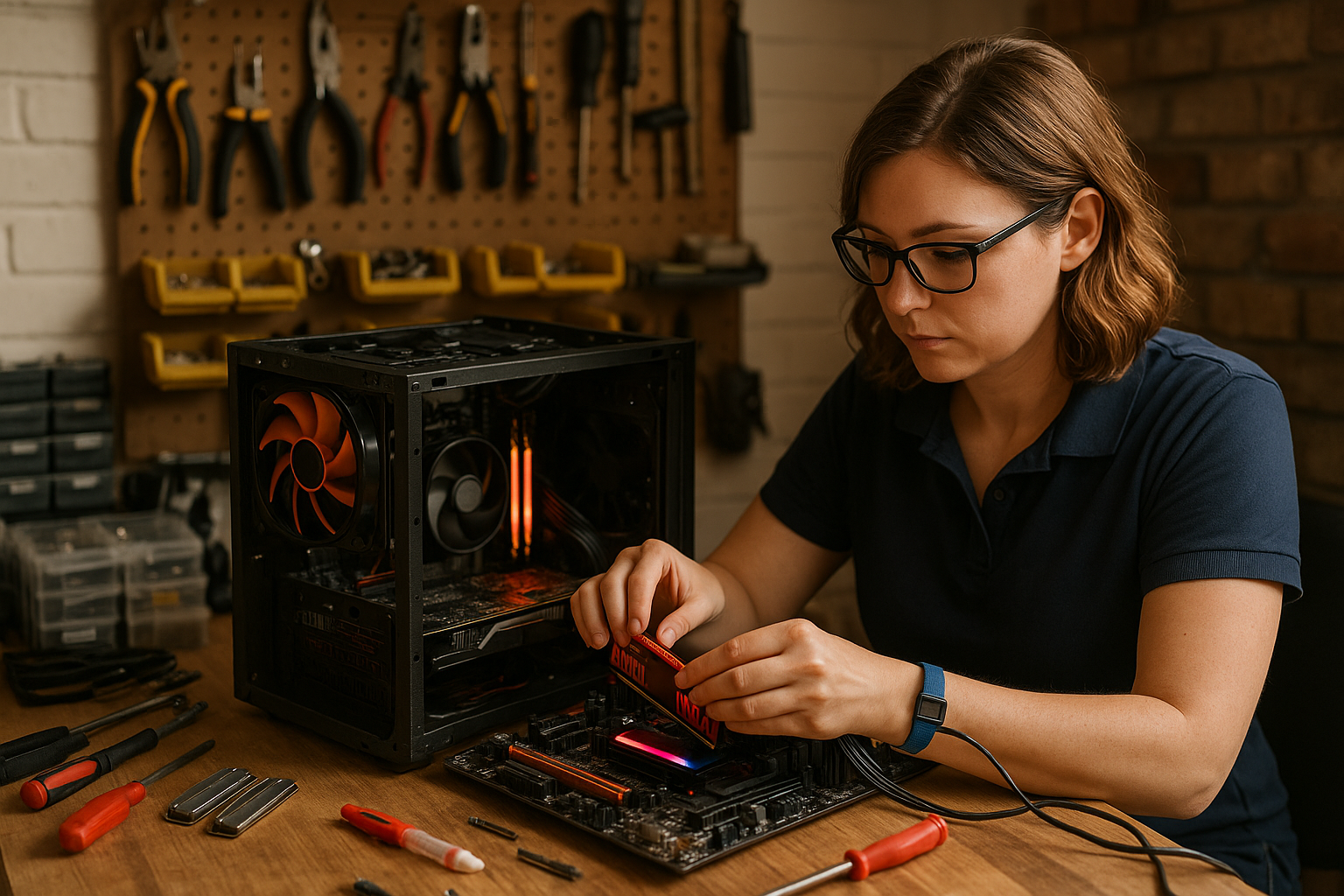 Réparation et upgrade PC en atelier