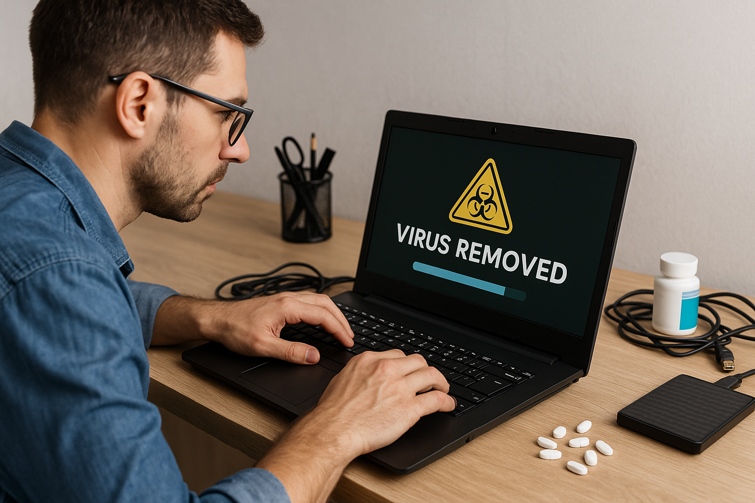 Nettoyage logiciel et suppression de virus